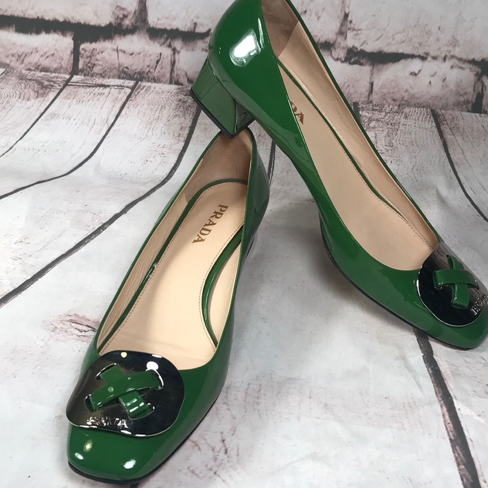 PRADA Patent Leather Buckle